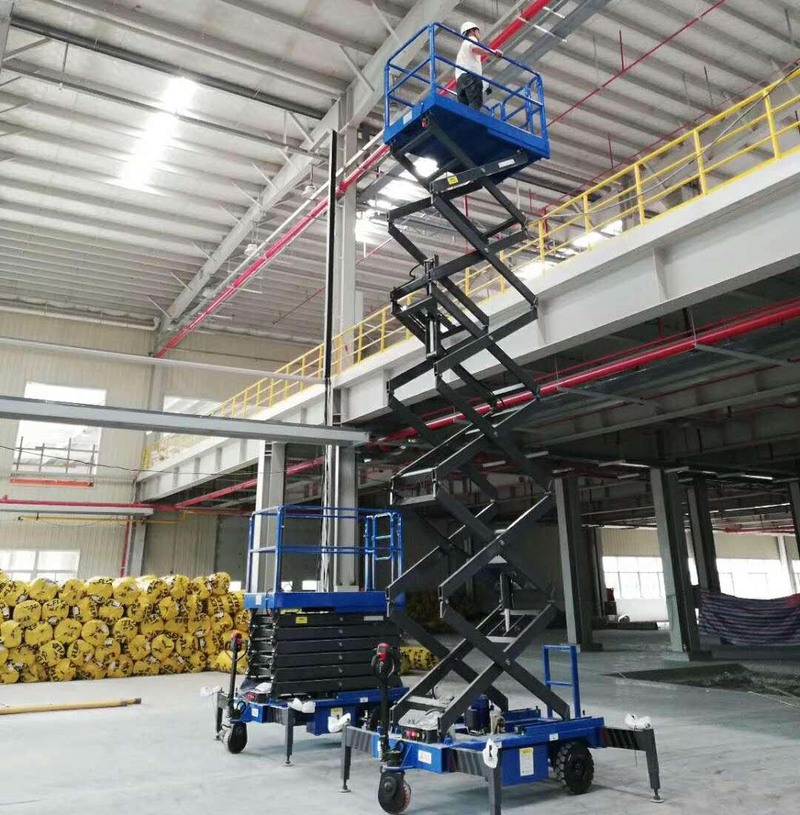 仙桃助力行走剪叉式高空作业平台